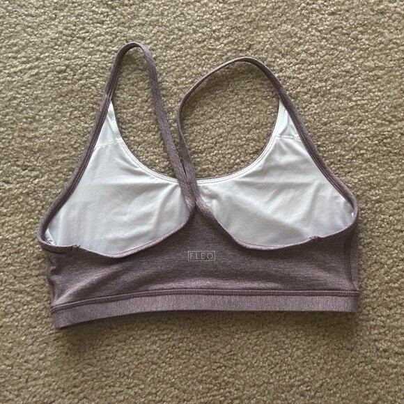 Sports bra, L, Heather purple - Picture 3 of 7